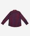 Men's Casual Checkered Shirt - Red Chk SHC-1719 (ORG)