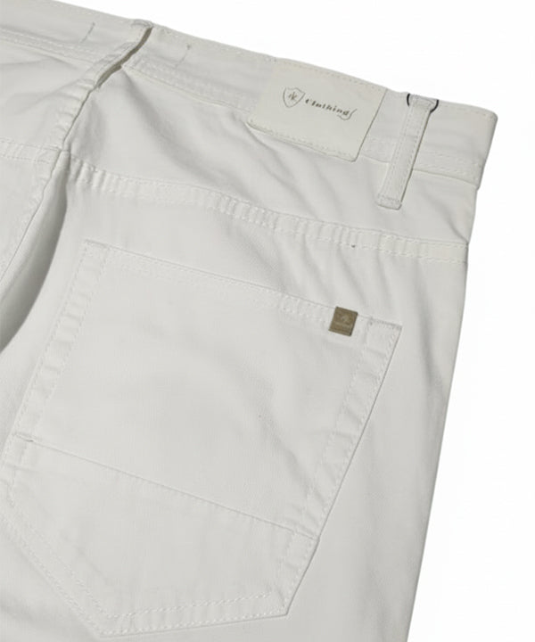HR Clothing Men's Denim - White JP-1906