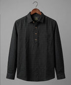 Men's Casual Shirt - Black Shc-1590 (ORG H)
