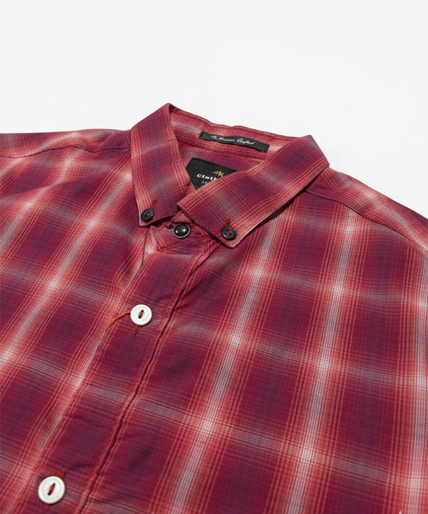 Men's Casual Shirt - Shc-1607 Orange Stripe