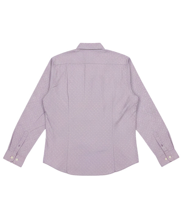 Men's Casual Shirt - Shc-1480 Dotted Durple