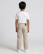 Kids Cotton Texture-Fawn Chino Pant - Bcp-0051
