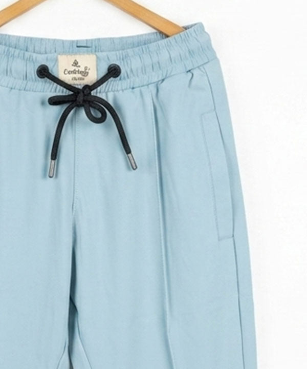 Kids Smart Baggy stretchable premium trouser Sea Green Texture BLW-0136