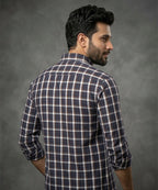 Men's Casual Shirt - Shc-1701 Brown Chk