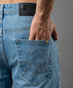 HR Clothing Men's Denim - Ice Blue JP-2101