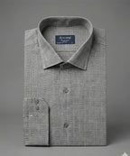 Men's Dress Shirt - Grey Stripe Dsh-0287