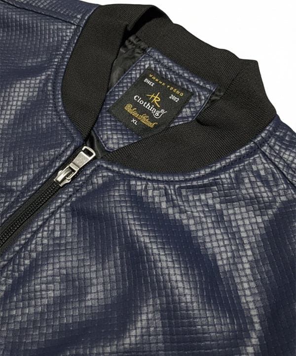 Men's Leather Jacket - Navy JK-0444