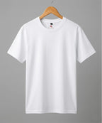 HR Clothing Men's White Drop Shoulder T-Shirt - TSH-7208