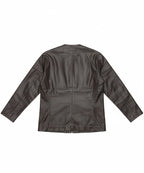 Men's Leather Jacket - Tex D-Brown Jk-0313