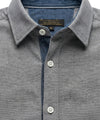 Men's Casual Shirt - L Grey Stripe Shc-1619 ORG