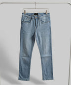 Men's Denim Straight Fit Jeans - Sky-Blue - JP-2260