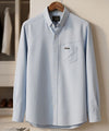 Men's Casual Shirt - Shc-1381 Sky Blue