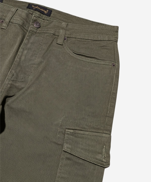 Men's Cotton Pant 6 Pocket - Olive Cp-0516