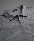 Men's T-Shirt Collar Grey Jhony Collar Tsh-7025