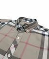 Men's Casual Shirt - Shc-1616 Beige Chk