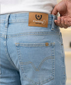 Men's Denim Straight Fit- Jp- 2226 Ice Blue