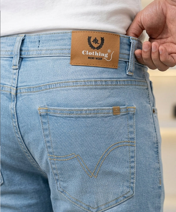 Men's Denim Straight Fit- Jp- 2226 Ice Blue