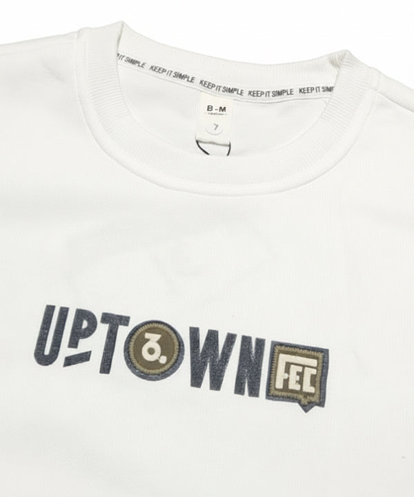 Men's Sweat Shirt - White Tsh-5976