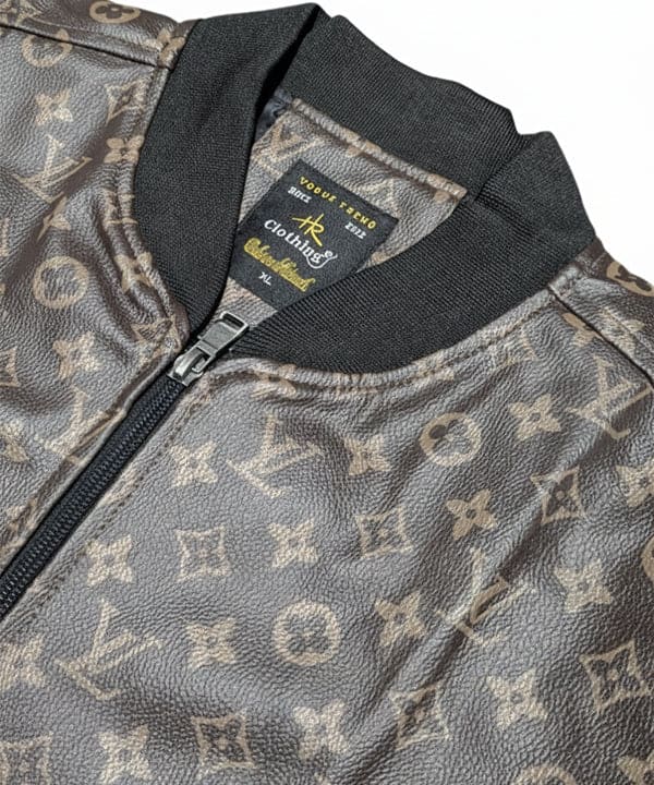 Men's Leather Jacket - Coffee JK-0439