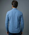 Men's Casual Shirt - Shc-1099 Texture Blue