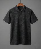 Men's T-Shirt Collar Black Jhony Collar  Tsh-7025