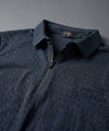 Men's T-Shirt Collar Navy Tsh-7021