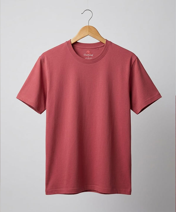HR Clothing Men's Maroon Drop Shoulder T-Shirt - TSH-7208