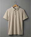 Men's T-Shirt Collar L Coffee Tsh-5923