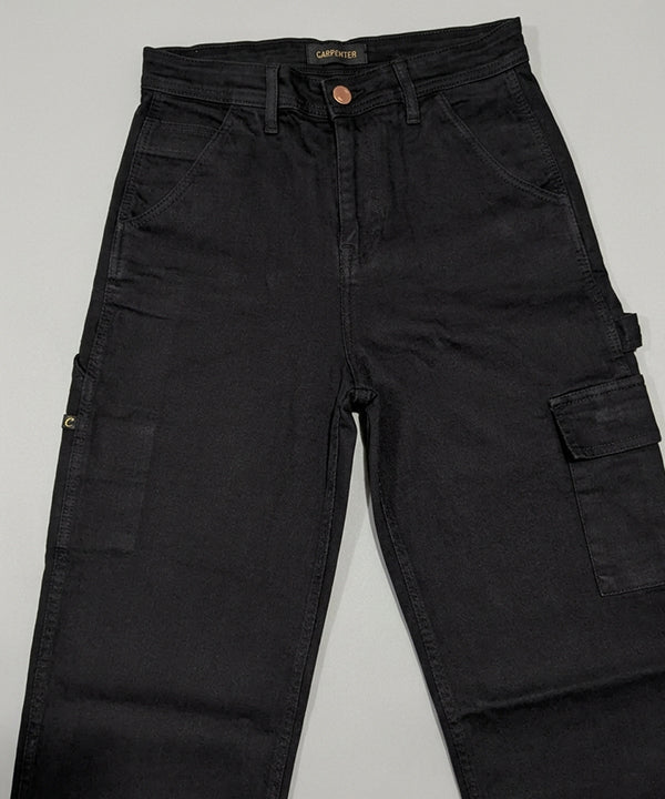 Men's Baggy Carpenter Denim -  Jp-2223 Black