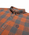Men's Casual Shirt - Shc-1189 G-Rust Chk