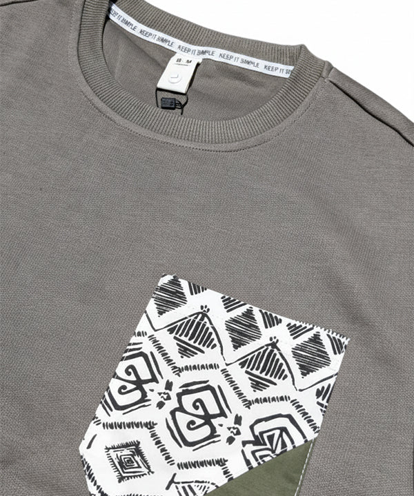 Men's Sweat Shirt - Coffee Tsh-5977