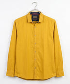 Men's Over Size Casual Shirt - Yellow Shc-1682 ORG
