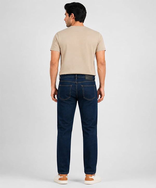 HR Clothing Men's Denim Straight Fit - Navy JP-2235
