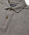 A|X Logo Self-Textured Polo T-Shirt TSH-7163 Grey
