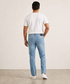 Men's Denim Straight Fit Jeans - Sky-Blue - JP-2261