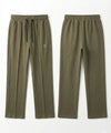 Men's Baggy Waffle French Trousers - Brown Lwr-0592