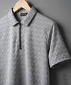 Men's T-Shirt Collar Grey Tsh-7022