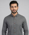 Men's Casual Shirt - Shc-1704 Green Stripe