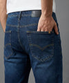 HR Clothing Men's Denim - Navy JP-2100