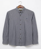 Men's Casual Shirt - Navy Dotted Shc-1717 ORG(H)