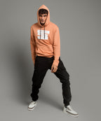HR Clothing Men's Hoodie - Orange TSH-5593