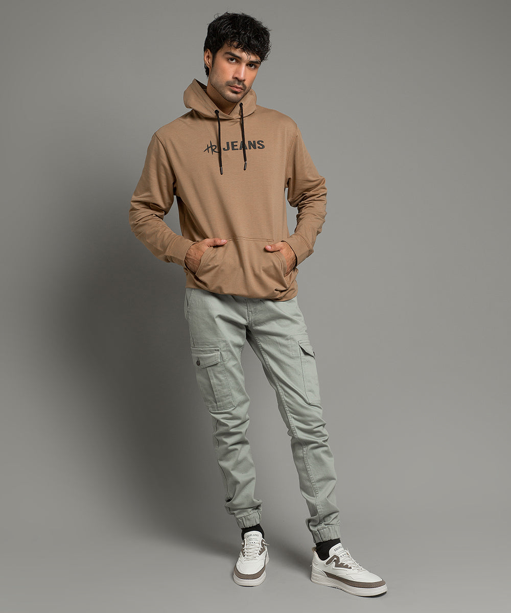 HR Clothing Men's Hoodie - Rust TSH-5592