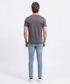 HR Clothing Men’s Printed T-Shirt – Grey TSH-5879