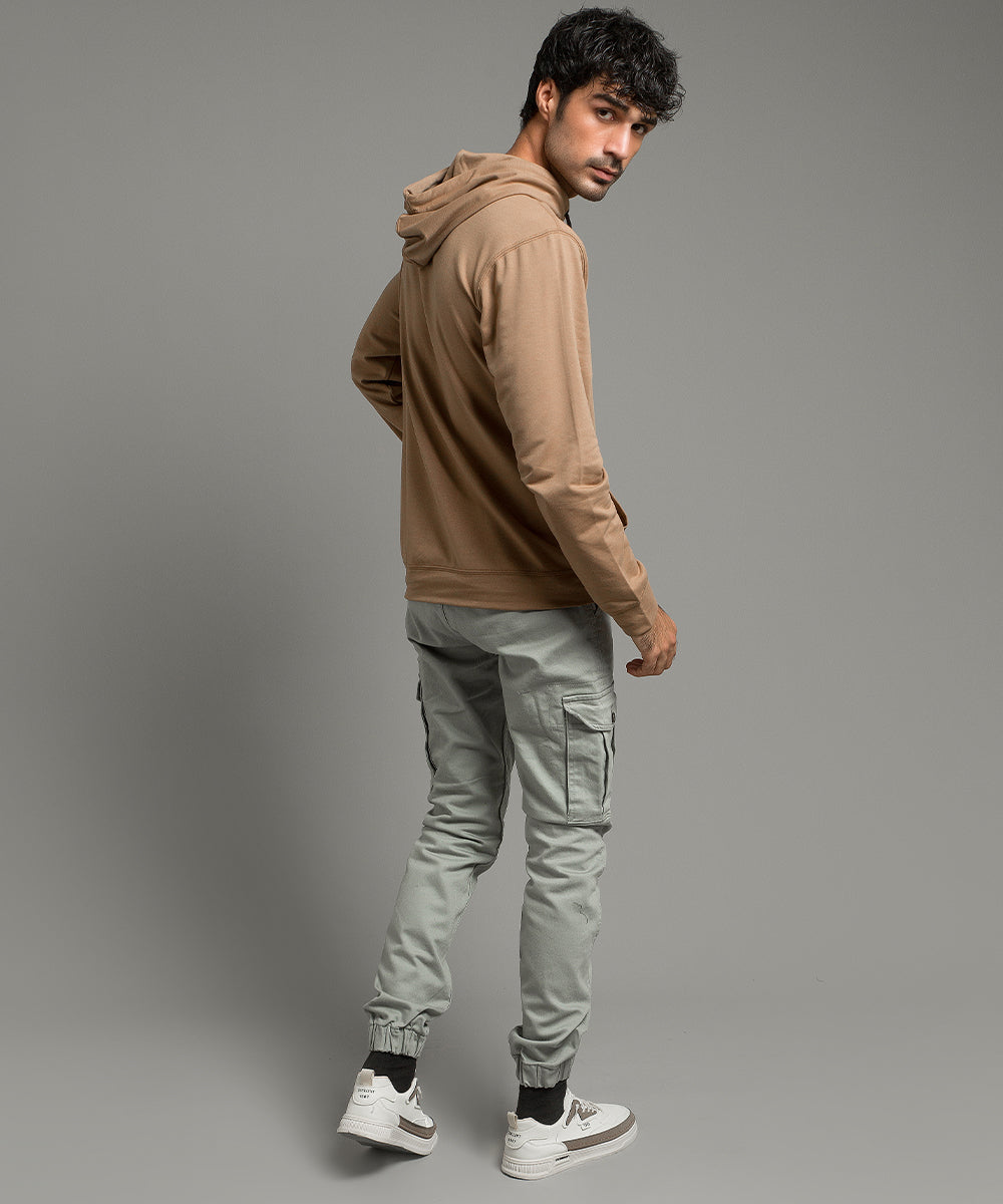 HR Clothing Men's Hoodie - Rust TSH-5592