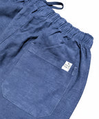 HR Clothing Men's Linen Trousers - Navy LWR-0537