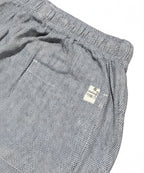 HR Clothing Men's Linen Trousers - Texture Blue LWR-0537