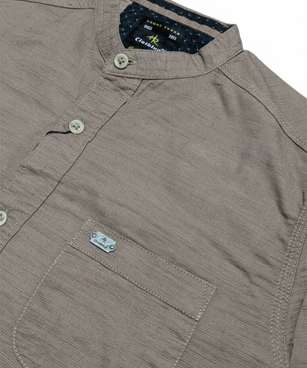Men's Casual Shirt - Coffee Shc-1691 (ORG)