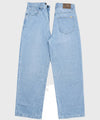 HR Clothing Men's Basic Baggy Denim - Light Blue Jp-1896