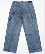 Men's Baggy Carpenter Denim - Wash Blue Jp-2080