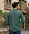 Men's Casual Shirt - Shc-1681 Green